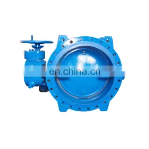 BS JIS ASMI Double Flange Butterfly Valve thumbnail-4