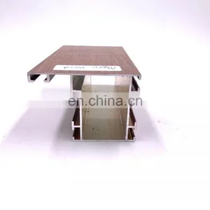 Shengxin Wood Grain Aluminium Doors and Window Profile Section for Algeria thumbnail-4