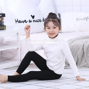 Hot Selling Winter Season Kids' Autumn Cashmere Fabric Pants Warm Trousers thumbnail-2