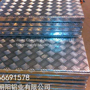 2.0mm Five Rib Pattern Anti-skid Aluminum Sheets thumbnail-1