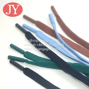 5mm Pink Flat Hoodie Drawstring With 5*23mm Tpu Aglet Eco-friendly Lace Aglet Tipping thumbnail-3