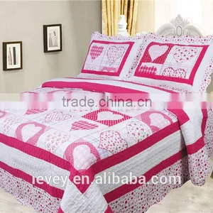 Beautiful High Quality Best Price Cotton Reative Printed 2500gsm Bed Sheet Patchwork Quilt Quilt Fabric Cotton thumbnail-1