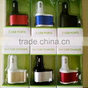 Promotional Customized USB Car Charger Cheap Wholesale Colorful Dual USB Car Charger for Cell Phone thumbnail-5