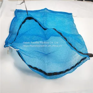 Firewood Mesh Bag Red PP Leno 20kg 25kg 30kg Firewood Packing Breathable Mesh Bag thumbnail-3