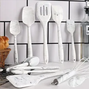Kitchen Accessories Home and Kitchen Cookware Sets KITCHEN COOKING UTENSILS SETS 11PCS SILICONE KITCHEN UTENSILS SET thumbnail-1