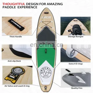 2022 Best Selling 10.6'' Double Layers Sup Board Inflatable Stand Up Paddle Board With All Accessories thumbnail-4
