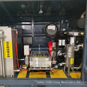264kw Diesel Engine Drive Tube Cleaning High Pressure Hydro Jetting Machine Industrial Pipe Cleaning System thumbnail-3