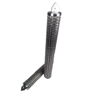 High Temperature, High Pressure, High Viscosity Stainless Steel Sintered Mesh Depth Filter Element RT-044 thumbnail-3
