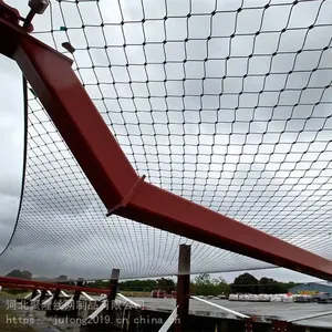 Stainless Steel Anti Fall Net for Balcony Safety Protection, Plain Weave Rope Net Weaving Process, Punching thumbnail-4