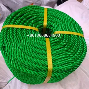 2MM 4MM 6MM 8MM 100Yard Yellow Green Twisted PE PP Fishing Boat Plastic Twine Rope thumbnail-2