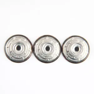 17mm Open Hole Shank Button With Aluminum Nail With Logo for Jeans Jacket Pants thumbnail-5