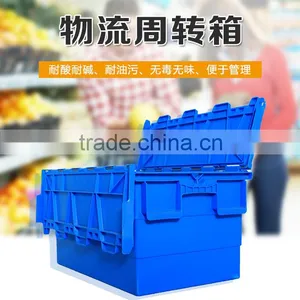 Warehouse Stackable Storage Plastic Bin Box thumbnail-2