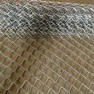 Heavy Duty Iron PVC Coated Diamond Mesh Cyclone Chain Link Fence For Sale thumbnail-4