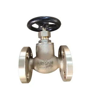 Marine Globe Valve JIS 10K50 5K50 Bronze Flange Stop Globe Valve Factory thumbnail-4
