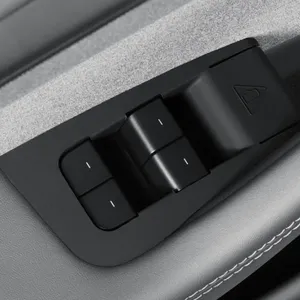 Car Door Switch Panel Cover - Silicone Black With 1-Year Warranty thumbnail-2