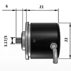 MODEL VLS16 –Incremental Encoder,Solid,22mm（Diameter) thumbnail-1
