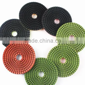 4 Inch Flexible Resin Diamond Granite Polishing Pads thumbnail-2