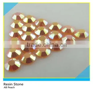 Iron On Colorful Round Resin Stone For Nail Art thumbnail-5