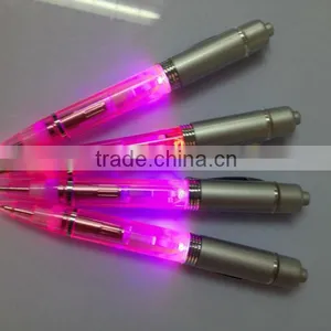 Promotional Gifts Light up Pen,led Glowing Ballpen, Led Flashlight Pen,chinese Manufacturer Led Pen,imprinted Led Light Ballpen thumbnail-1