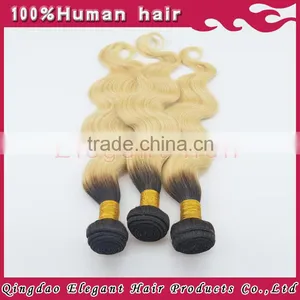100% Indian Virgin Human Ombre Body Wave With Top Quality in Lower Price on thumbnail-2