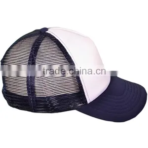 Custom Classic 5 Panel Short Bill Foam Plain Trucker Cap Mesh Hat thumbnail-4