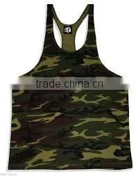 Camoflauge Design Gym Vests thumbnail-5