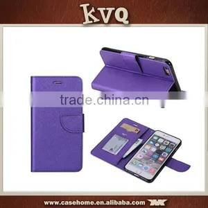 Crossing Pattern PU Flip Leather Cover Case for Iphone 6s thumbnail-2
