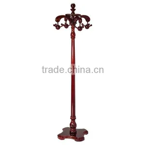 Hotel Wood Material Coat Tree thumbnail-2