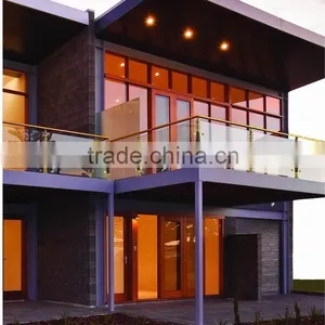 Prices Of Modern Design Exterior Stainless Steel Frameless Glass Balcony Railing thumbnail-2