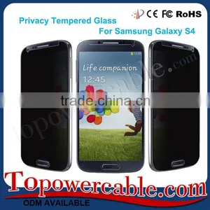 Ultra Slim Anti-Spy Privacy Tempered Glass Screen Protector Shield For Samsung S4 thumbnail-1