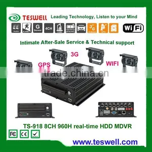 MDVR With 3G GPS Support SD Card and HDD Video Storage thumbnail-1