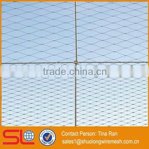 7X7 Structure Stainless Steel Woven or Ferruled Type Bird Aviary Netting thumbnail-3