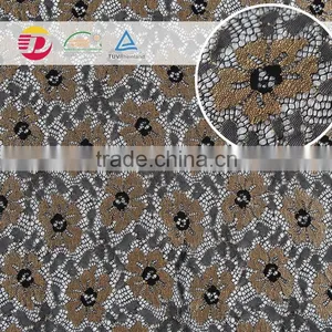 Wholesale in Stock Lace and Embroidery Samples French Net Lace Fabric for Garment thumbnail-1