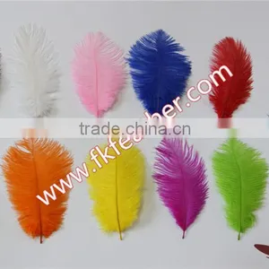 Wholesale Cheap DIY Multicolor Craft Small White Ostrich Feather 15cm to 20cm For Wedding Decorations thumbnail-1