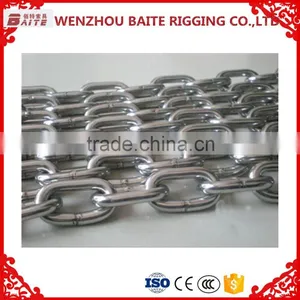 2016 CHINA MANUFACTURER STAINLESS STEEL DIN763 WELED CHAIN SHORT LINK CHAIN RIGGING HARDWARE thumbnail-1