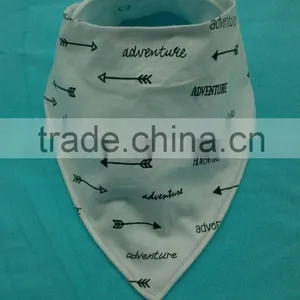 Printed Cotton Bandana Baby Bib,baby Bandana Bibs in Cotton thumbnail-3