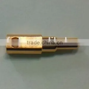 Gold Plated Brass Spring Loaded Pogo Pin Battery Connectir for Electronics Test Machine thumbnail-2