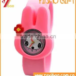 2015 Fashion Rabbit Shape Silicone Children Watch Bracelet thumbnail-3