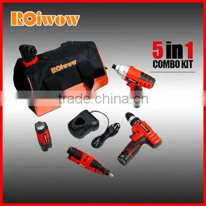 12V Li-ion Battery Cordless Drill Combo Kit/Electric Tool Combo Set/Power Tool Set thumbnail-1