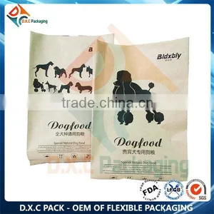 10KG Custom Print Foil Quad Seal Bag For Pet Food / Dog Food thumbnail-3