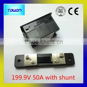 LCD 199.9V & DC50A Amp Volt Combo Meter With Shunt , Power Supply AC220V thumbnail-2