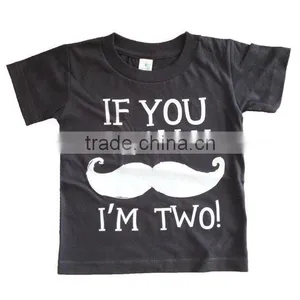 Baby Boys Organic Cotton t Shirts Design of Beard Wholesale thumbnail-5