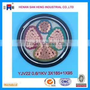 XLPE Insulated Steel Tape Armored PVC Sheathed Power Cable 3*185+1*95 thumbnail-1