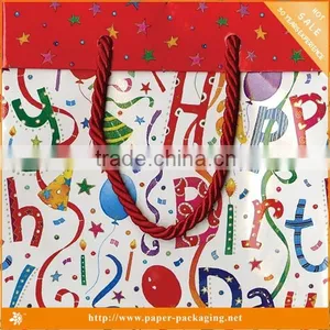Entertaining Paper Gift Christmas Drawstring Gift Bags thumbnail-1