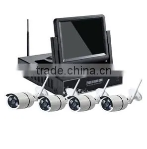 China Manufacturer Mini Bullet 4ch 8ch Wireless Nvr Kit, Wifi Cctv Camera Kit thumbnail-2