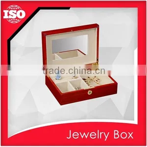Luxury Wooden Makeup Case With Mirror thumbnail-2