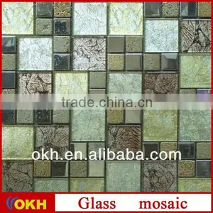 SH-H4875 Mosaic Tile With Gold Foil thumbnail-1