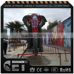 Cetnology- Outdoor Simulation Life Sized Animal Mechanical Vivid Elephant thumbnail-1