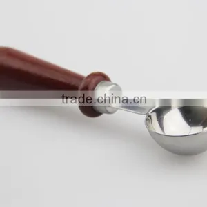 Coffee Spoon Withe Wood Handle thumbnail-1