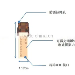 Favorable Price Top Quality Logo Printed USB Flash Drive With MFI Certification thumbnail-1
